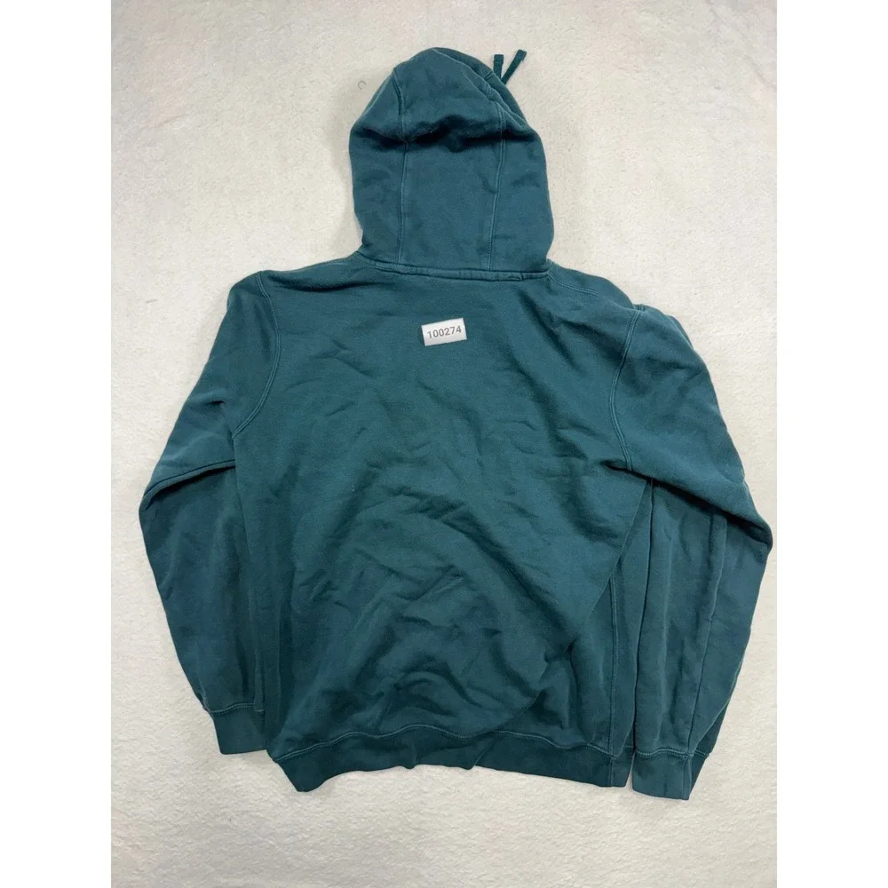 Nike Sportswear Club Fleece Hoodie Mens Medium Teal Green Pullover BV2654-301